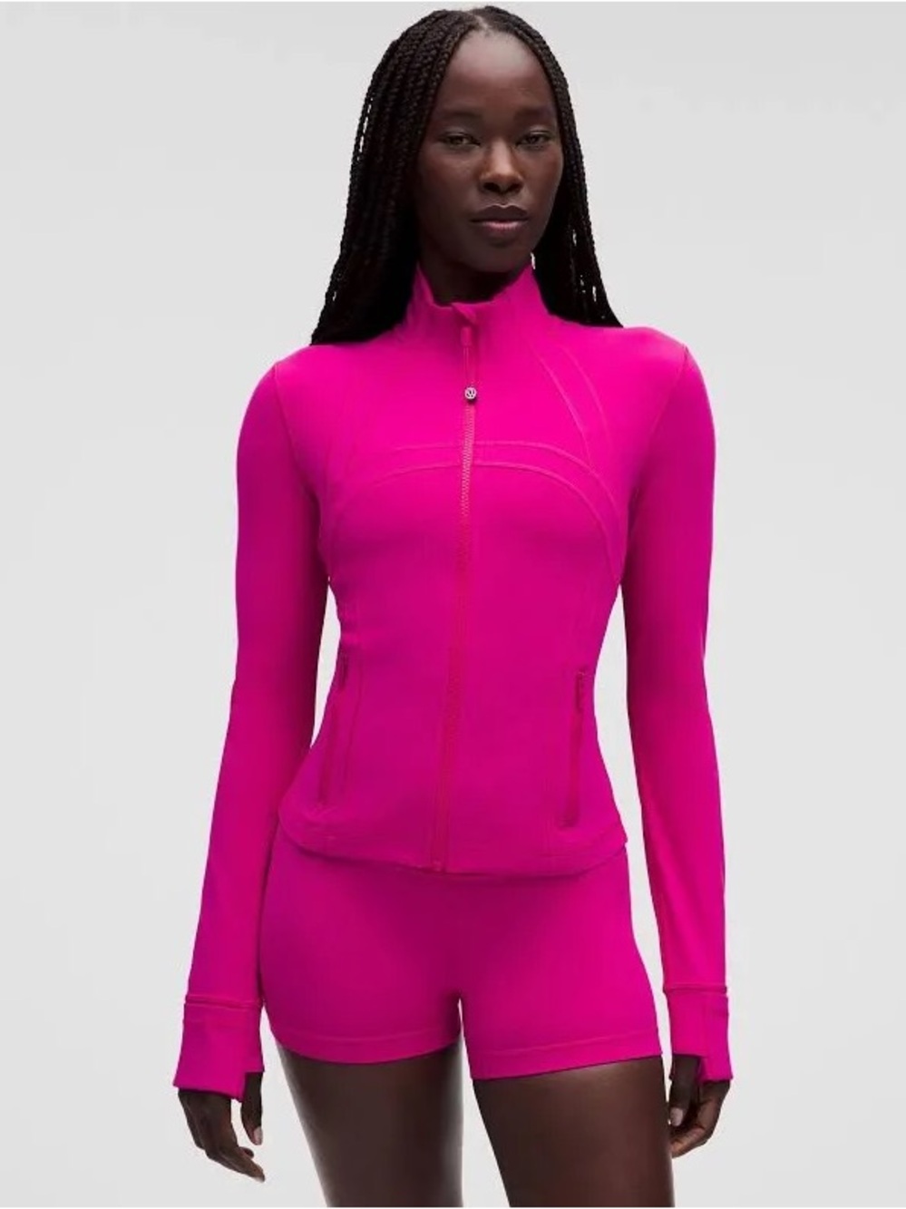 Lululemon Define Cropped Jacket - Pink Flare (NWT)